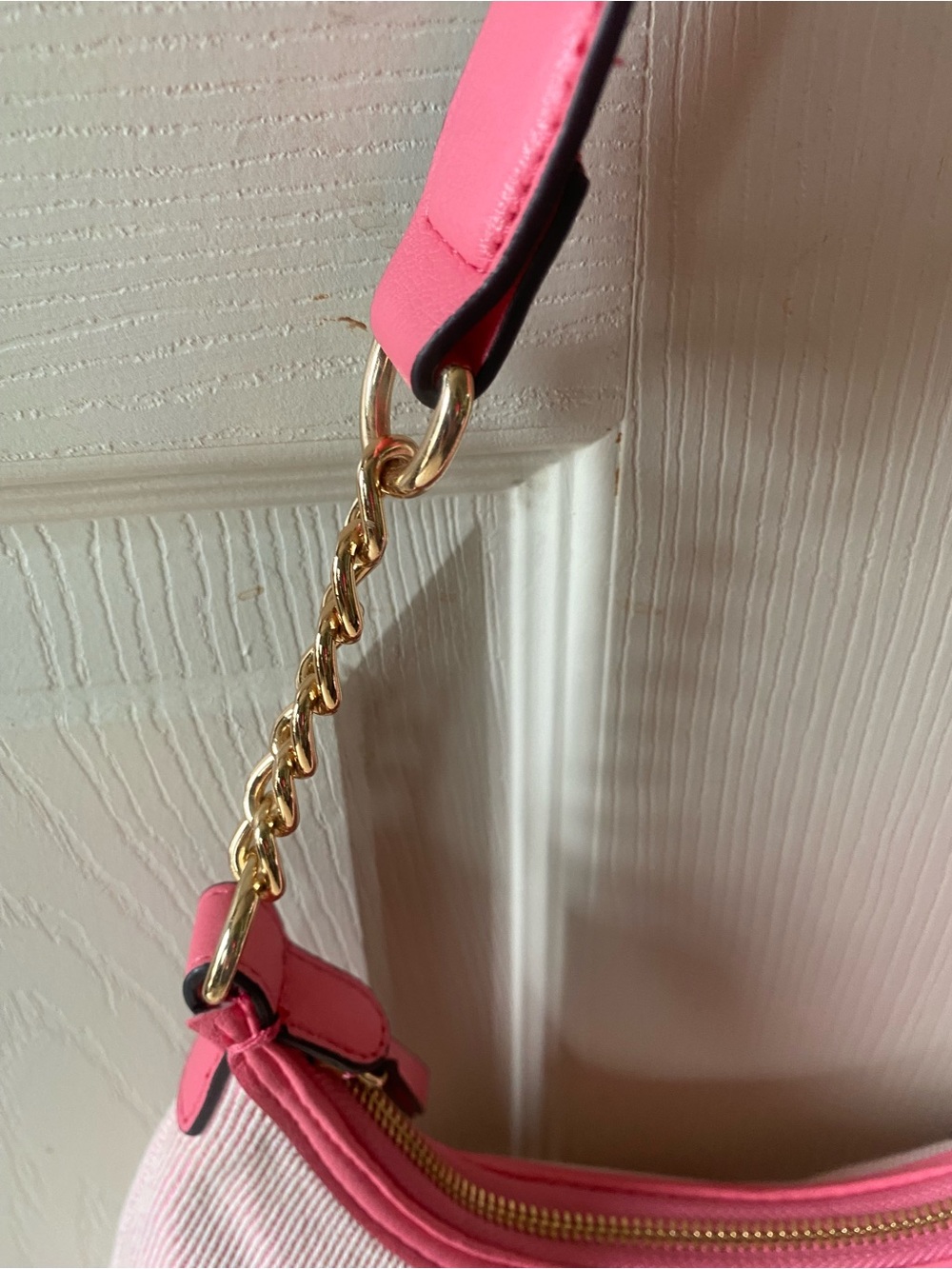 Juicy Couture Light‎ Pink Embroidered Strawberry Shoulder Bag - Picture 12 of 13